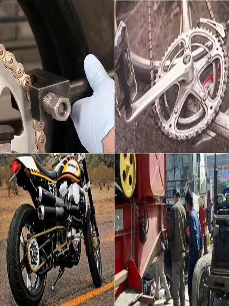 Motorrad-Fahrrad-Kettentrenner-Splitter-Nietwerkzeug-Reparatur-Werkzeug-Set startet Kettenstift-Pressgriff Motorrad-Kettennieter