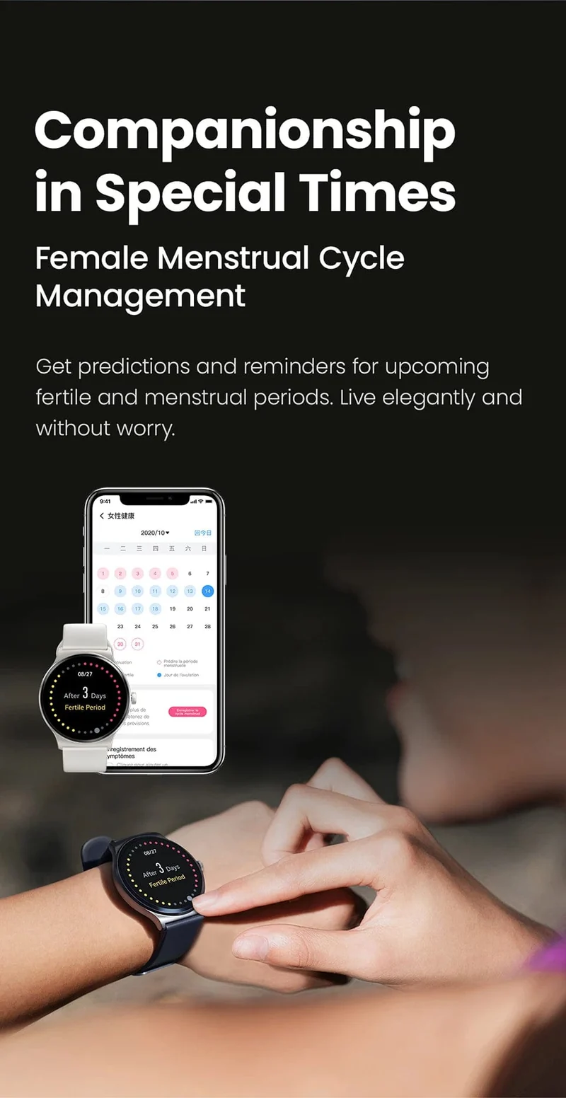 HAYLOU Solar Lite Smart Watch, über 100 Trainingsmodi, Smartwatch, Herzfrequenz, Blutsauerstoffüberwachung, Schlaf- und Stresstests, Sportuhr