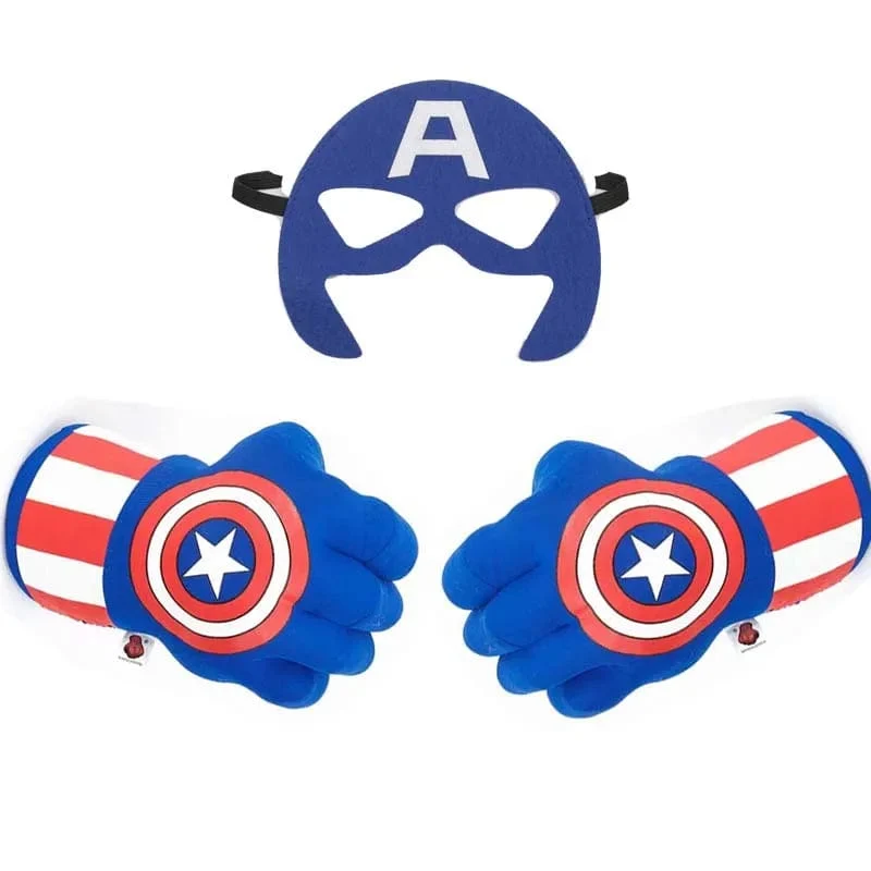 Superheldenhände für Kinder, Superhelden-Boxhandschuhe, Smash-Fäuste, weiche Plüschtiere, Cosplay-Kostüme, Zubehör für Jungen und Mädchen, Geschenk
