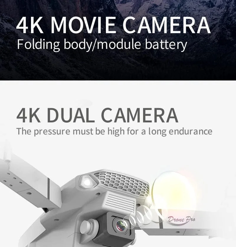 KBDFA 2023 Neue E88 Pro WIFI FPV Drohne Weitwinkel HD 4K 1080P Kamera Höhe halten RC Faltbarer Quadcopter Eders Hubschrauber Spielzeug Geschenk
