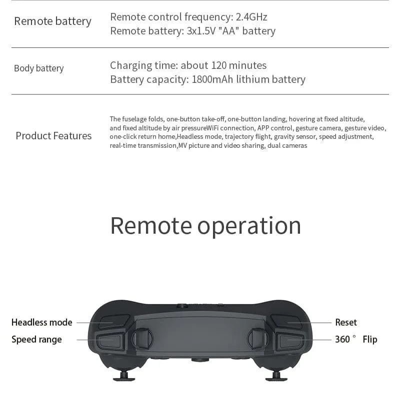 KBDFA 2023 Neue E88 Pro WIFI FPV Drohne Weitwinkel HD 4K 1080P Kamera Höhe halten RC Faltbarer Quadcopter Eders Hubschrauber Spielzeug Geschenk