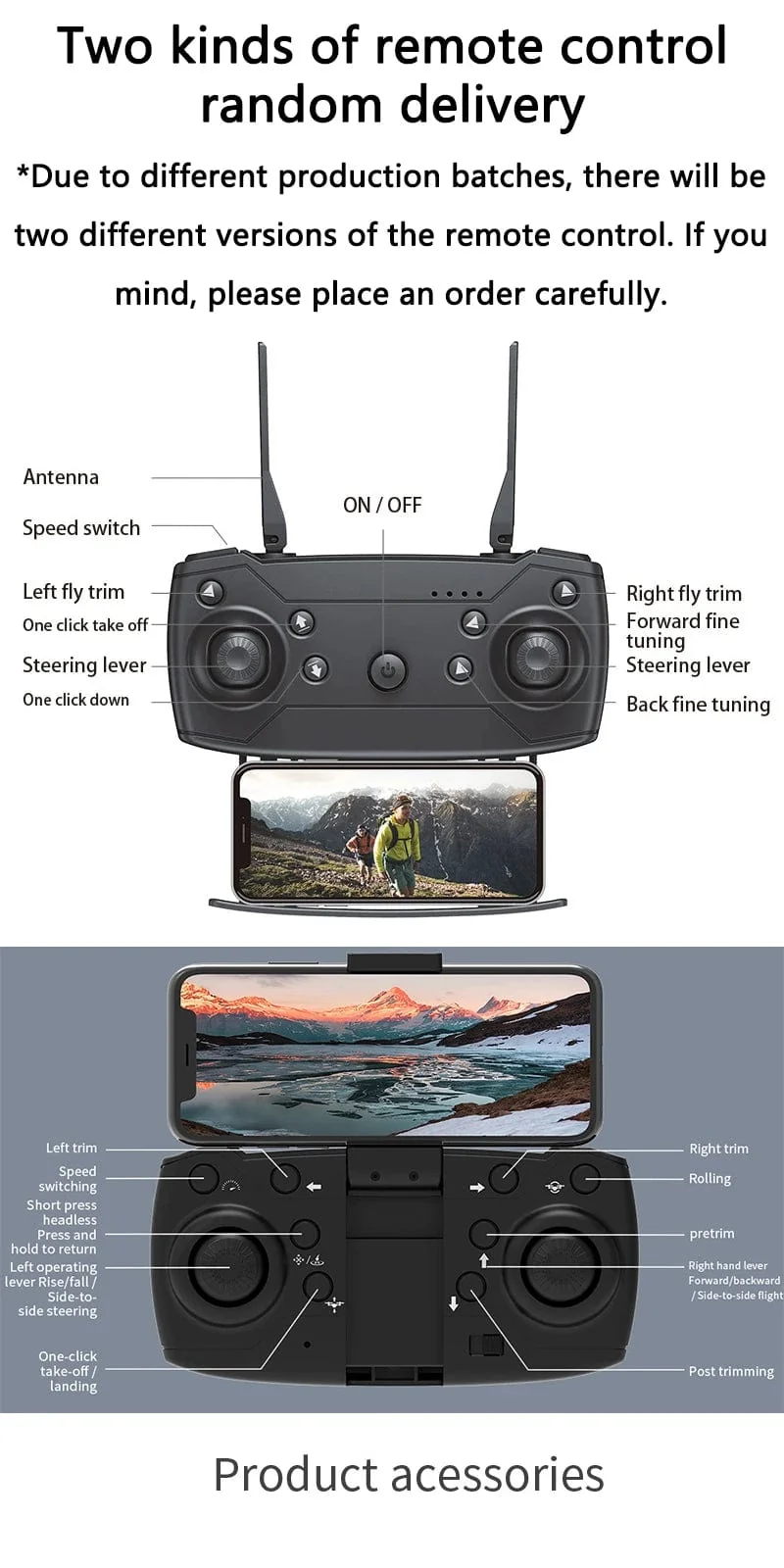 KBDFA 2023 Neue E88 Pro WIFI FPV Drohne Weitwinkel HD 4K 1080P Kamera Höhe halten RC Faltbarer Quadcopter Eders Hubschrauber Spielzeug Geschenk