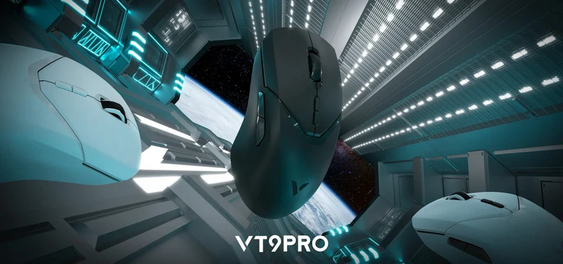 Rapoo VT9PRO Kabellose Gaming-Maus Esports Grade 68g Ultra-Light 26000DPI 8 Tasten Optische PAW3398 Computermaus für Laptop-PC