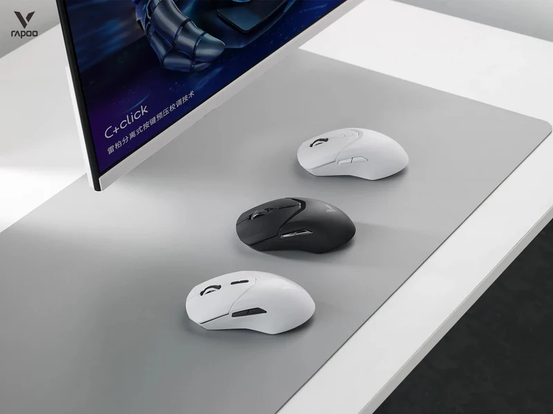 Rapoo VT9PRO Kabellose Gaming-Maus Esports Grade 68g Ultra-Light 26000DPI 8 Tasten Optische PAW3398 Computermaus für Laptop-PC