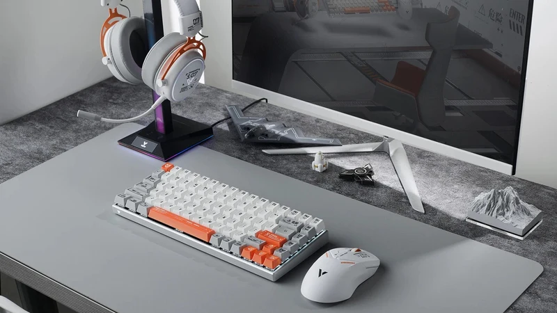 Rapoo VT9PRO Kabellose Gaming-Maus Esports Grade 68g Ultra-Light 26000DPI 8 Tasten Optische PAW3398 Computermaus für Laptop-PC
