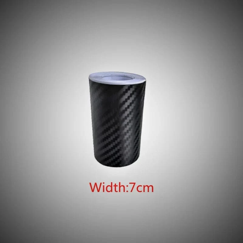 Nano Carbon Fiber Auto Aufkleber DIY Paste Schutz Streifen Auto Tür Schwelle Seitenspiegel Anti Scratch Band Wasserdichte Schutz Film