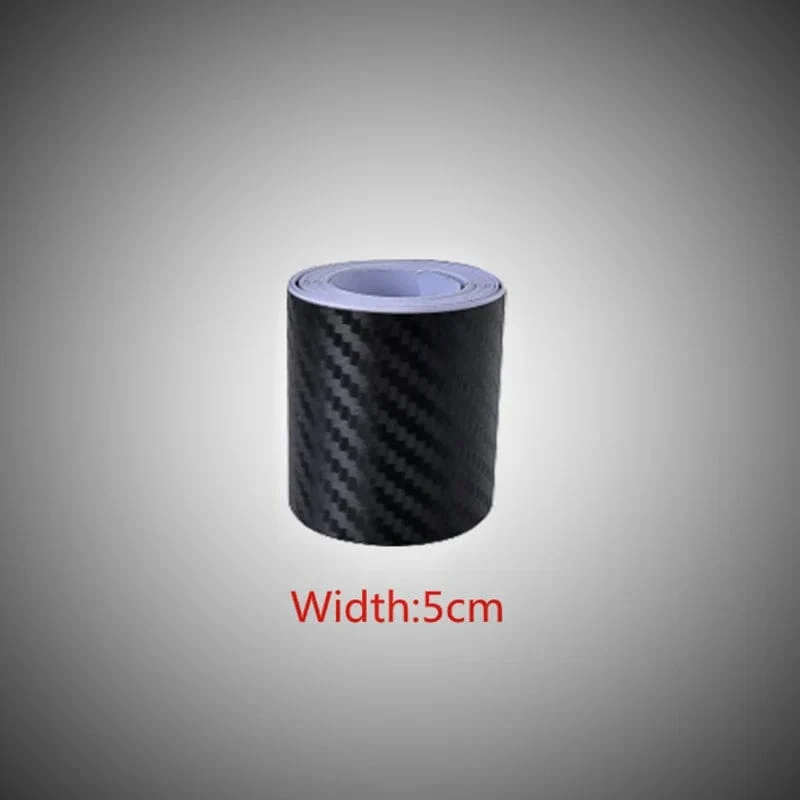 Nano Carbon Fiber Auto Aufkleber DIY Paste Schutz Streifen Auto Tür Schwelle Seitenspiegel Anti Scratch Band Wasserdichte Schutz Film