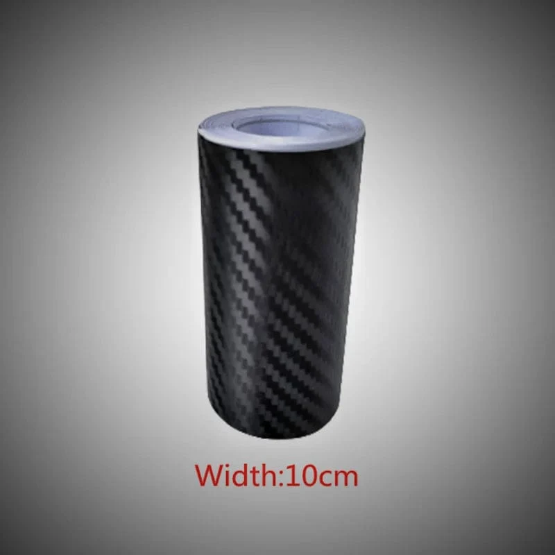 Nano Carbon Fiber Auto Aufkleber DIY Paste Schutz Streifen Auto Tür Schwelle Seitenspiegel Anti Scratch Band Wasserdichte Schutz Film