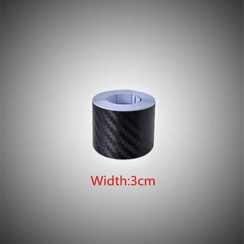 Nano Carbon Fiber Auto Aufkleber DIY Paste Schutz Streifen Auto Tür Schwelle Seitenspiegel Anti Scratch Band Wasserdichte Schutz Film