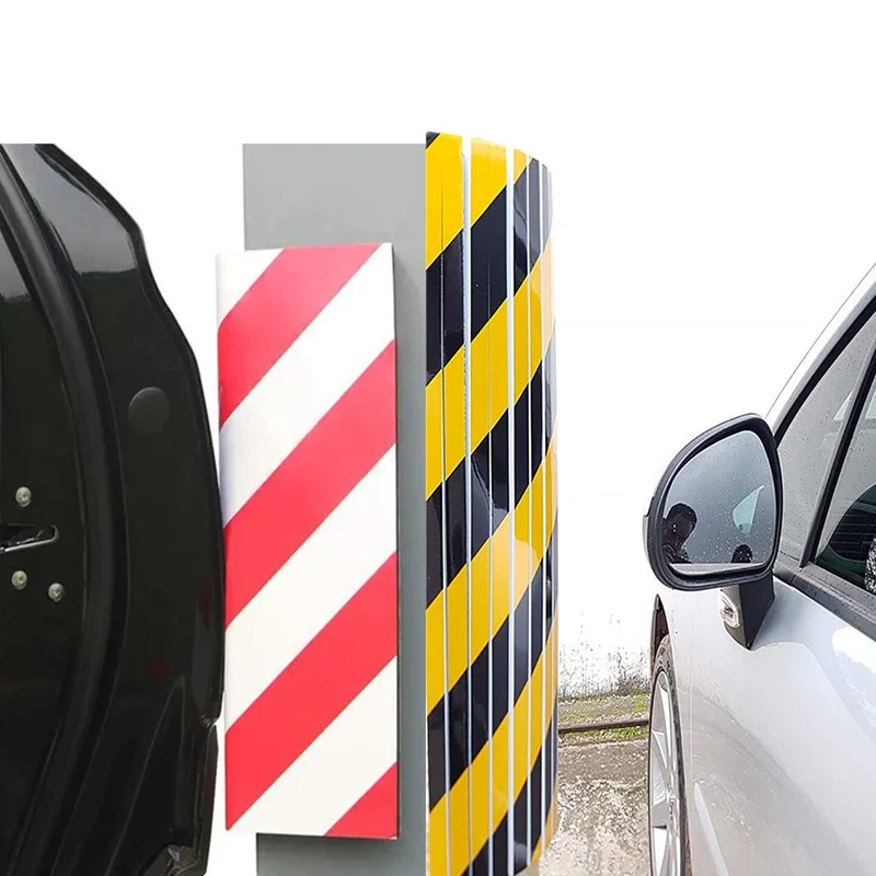 4 STK. Parkplatz-Wandschutz, Schaumstoffkanten- und Eckenschutz, Antikollisionsaufkleber, Garagensäulen, kratzfest, sicherer Autotür-Stoßstangenschutz