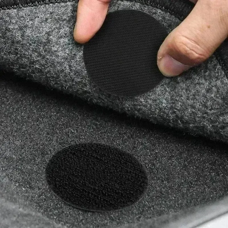 Teppich-Befestigungsaufkleber, 100/2 Stück, doppelt hochklebend, für Autos, feste Flicken, rutschfeste Matte, Fußmatten für den Heimboden, rutschfeste Griffbänder, neu