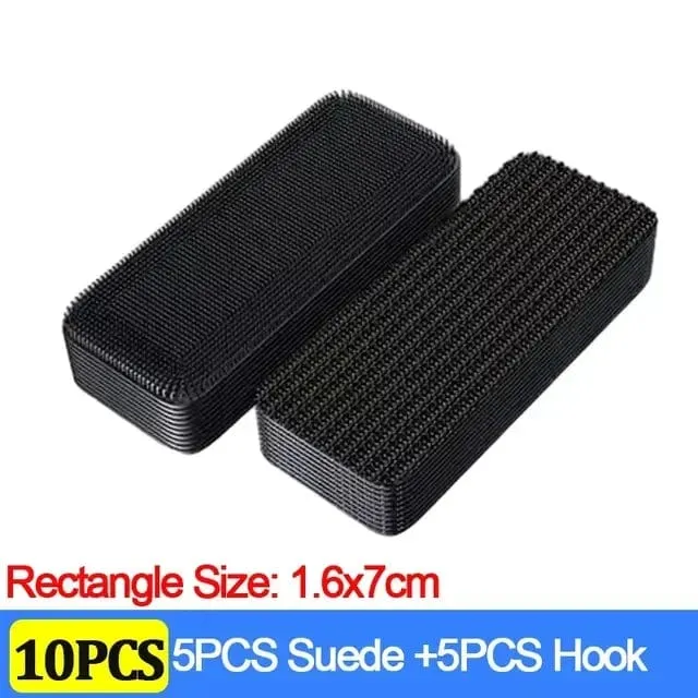 Teppich-Befestigungsaufkleber, 100/2 Stück, doppelt hochklebend, für Autos, feste Flicken, rutschfeste Matte, Fußmatten für den Heimboden, rutschfeste Griffbänder, neu