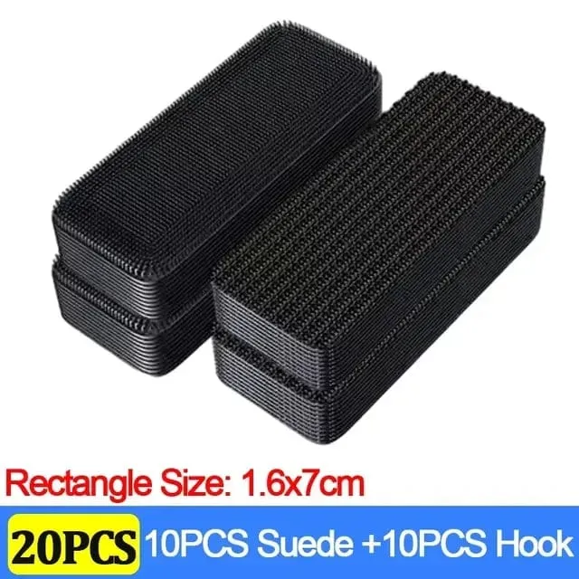 Teppich-Befestigungsaufkleber, 100/2 Stück, doppelt hochklebend, für Autos, feste Flicken, rutschfeste Matte, Fußmatten für den Heimboden, rutschfeste Griffbänder, neu