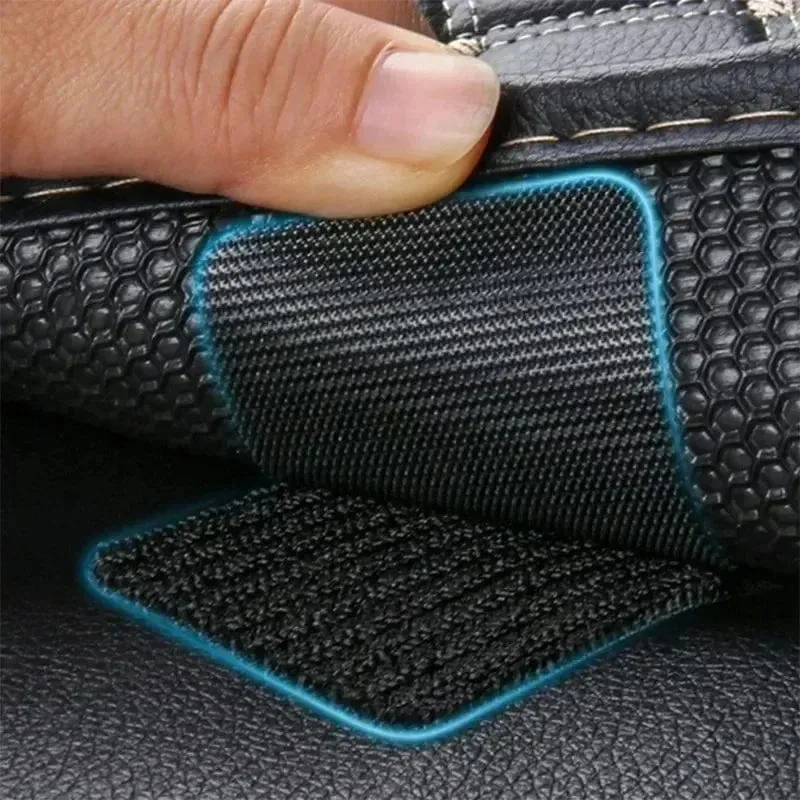 Teppich-Befestigungsaufkleber, 100/2 Stück, doppelt hochklebend, für Autos, feste Flicken, rutschfeste Matte, Fußmatten für den Heimboden, rutschfeste Griffbänder, neu