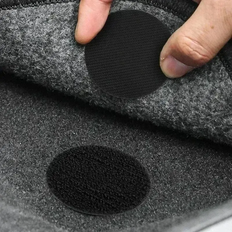 Teppich-Befestigungsaufkleber, 100/2 Stück, doppelt hochklebend, für Autos, feste Flicken, rutschfeste Matte, Fußmatten für den Heimboden, rutschfeste Griffbänder, neu