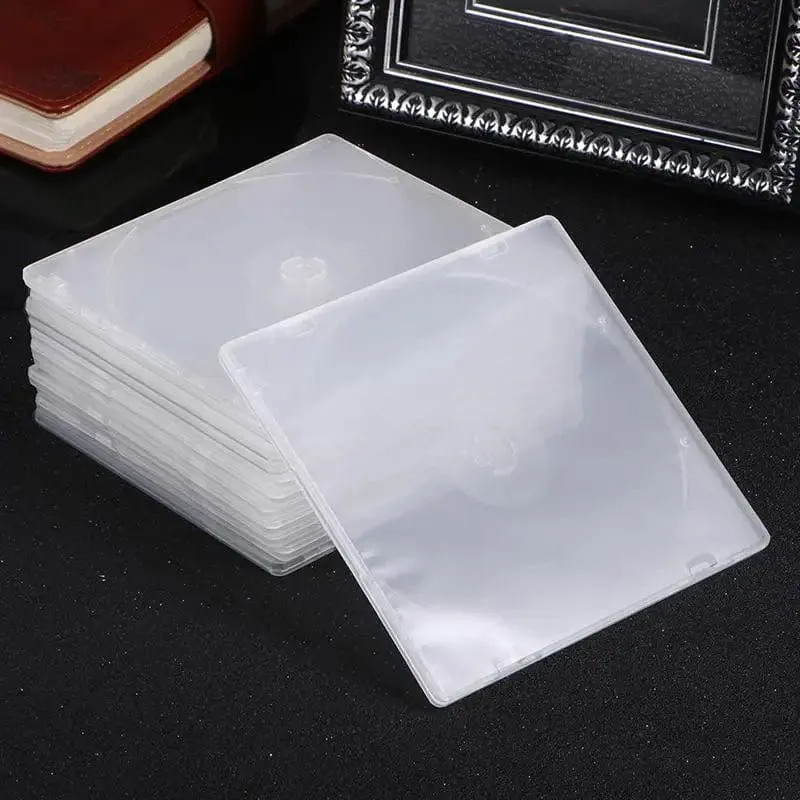 25-teiliges ultradünnes DVD-Case, transparentes CD-Case, tragbare CD-Aufbewahrungsbox für Heimkino