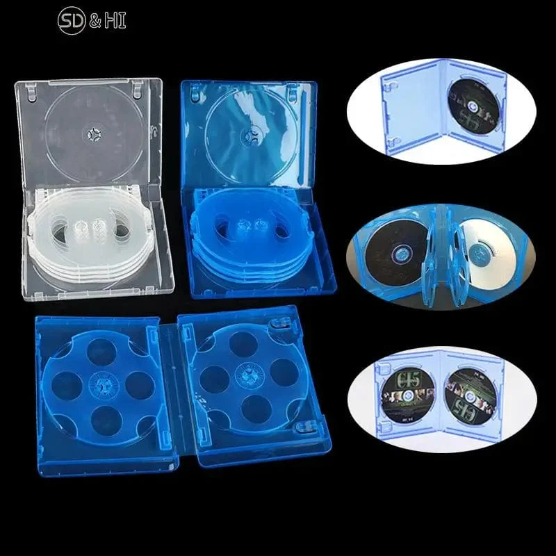 CD-Hülle, CD-Aufbewahrungsbox, 1 Stück, Blu-ray-Ersatzspielhüllen, Schutzbox für PS4, PS5, CD-DVD-Discs, Aufbewahrungshalterung