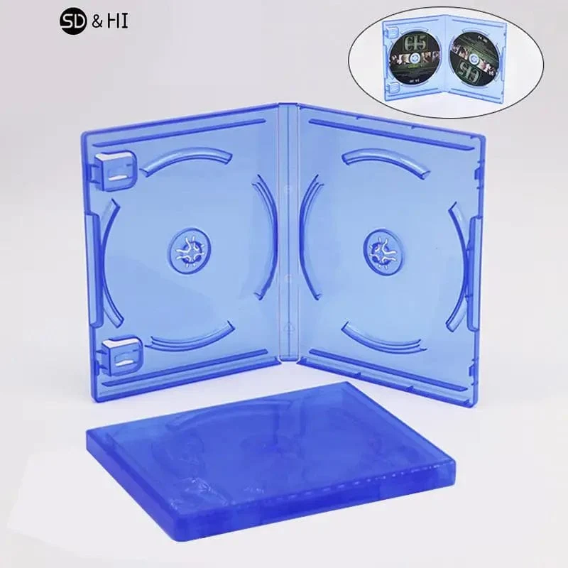 CD-Hülle, CD-Aufbewahrungsbox, 1 Stück, Blu-ray-Ersatzspielhüllen, Schutzbox für PS4, PS5, CD-DVD-Discs, Aufbewahrungshalterung