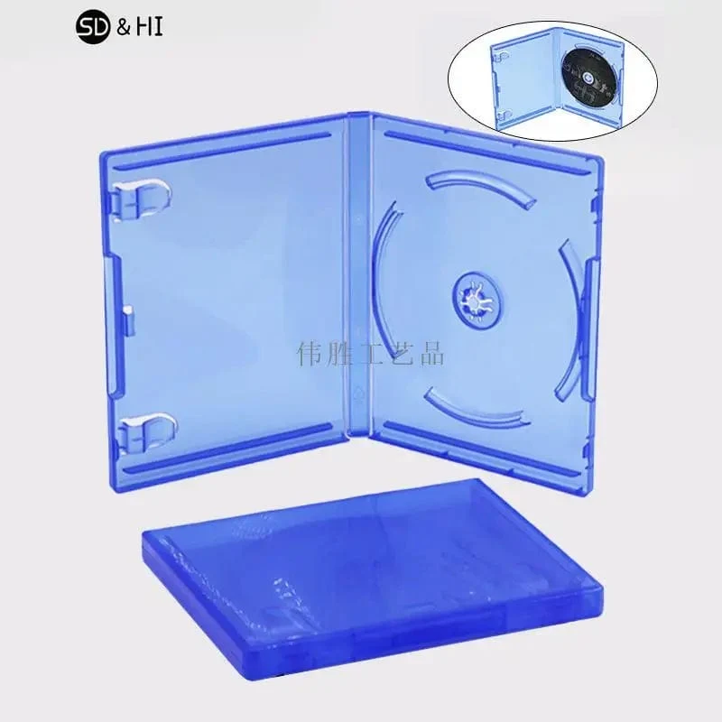 CD-Hülle, CD-Aufbewahrungsbox, 1 Stück, Blu-ray-Ersatzspielhüllen, Schutzbox für PS4, PS5, CD-DVD-Discs, Aufbewahrungshalterung