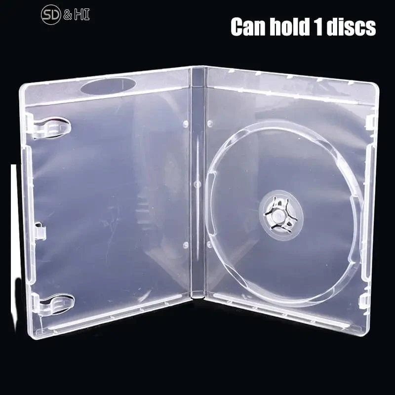 CD-Hülle, CD-Aufbewahrungsbox, 1 Stück, Blu-ray-Ersatzspielhüllen, Schutzbox für PS4, PS5, CD-DVD-Discs, Aufbewahrungshalterung
