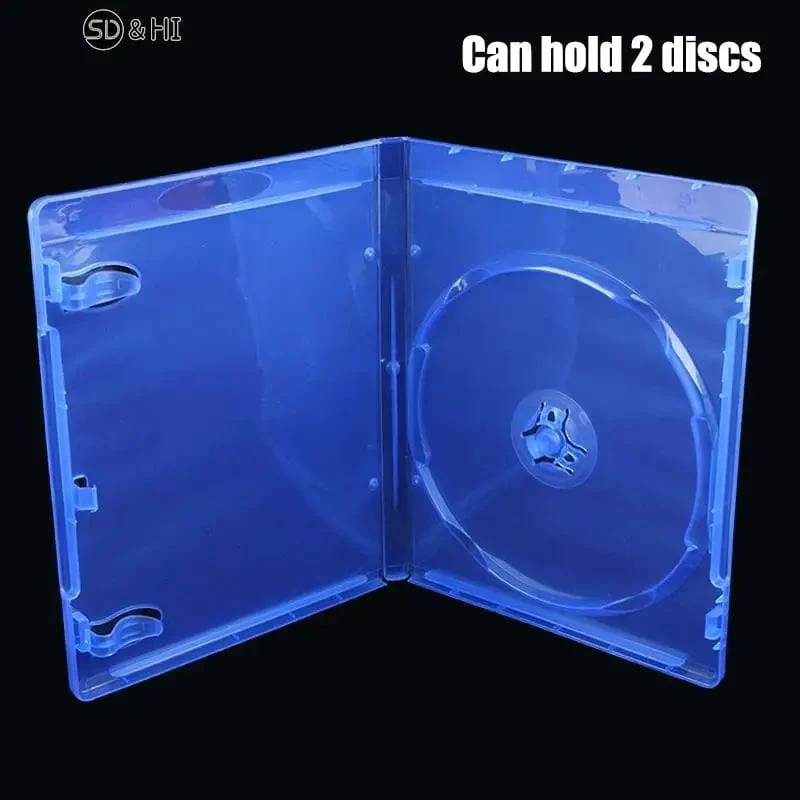 CD-Hülle, CD-Aufbewahrungsbox, 1 Stück, Blu-ray-Ersatzspielhüllen, Schutzbox für PS4, PS5, CD-DVD-Discs, Aufbewahrungshalterung