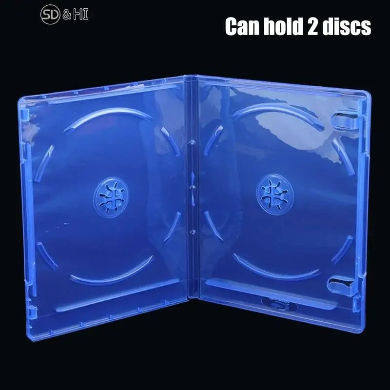 CD-Hülle, CD-Aufbewahrungsbox, 1 Stück, Blu-ray-Ersatzspielhüllen, Schutzbox für PS4, PS5, CD-DVD-Discs, Aufbewahrungshalterung