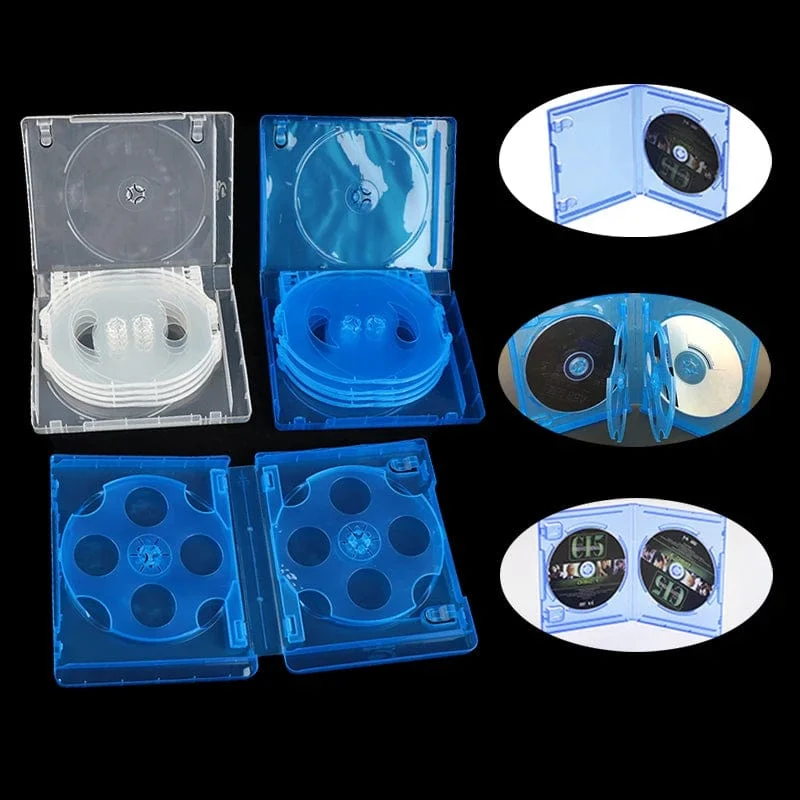 CD-Hülle, CD-Aufbewahrungsbox, 1 Stück, Blu-ray-Ersatzspielhüllen, Schutzbox für PS4, PS5, CD-DVD-Discs, Aufbewahrungshalterung