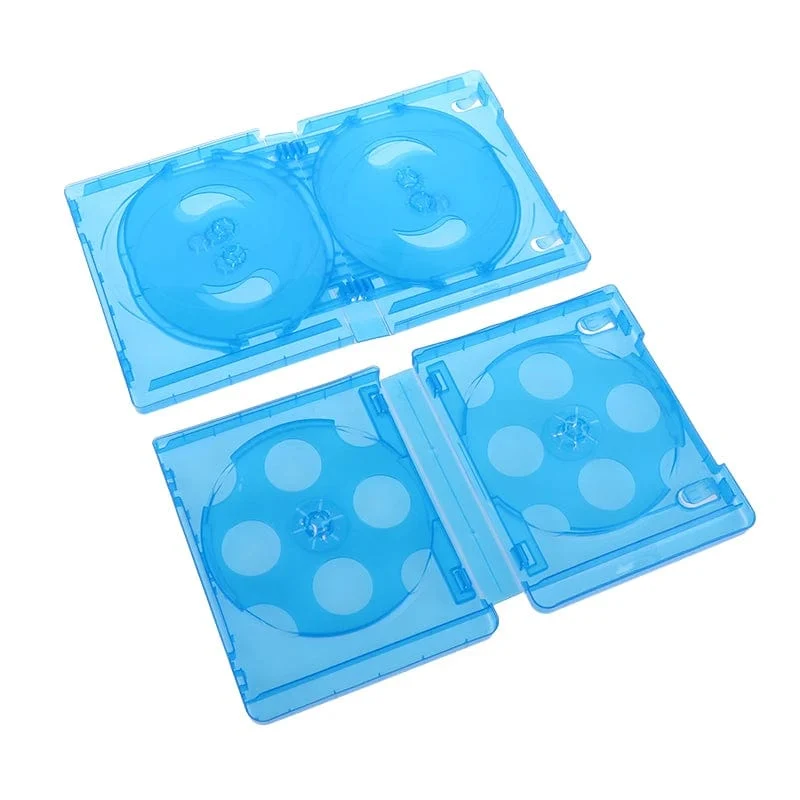 Hochwertige CD-Hülle CD-Aufbewahrungsbox Blu-ray-Ersatzspielhüllen Schutzbox für PS4 PS5 CD-DVD-Discs Aufbewahrungshalterungsbox