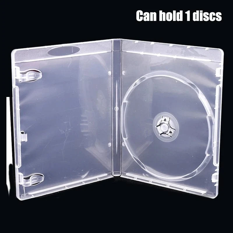 Hochwertige CD-Hülle CD-Aufbewahrungsbox Blu-ray-Ersatzspielhüllen Schutzbox für PS4 PS5 CD-DVD-Discs Aufbewahrungshalterungsbox
