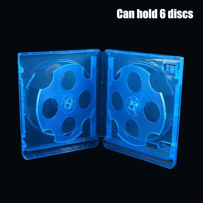 Hochwertige CD-Hülle CD-Aufbewahrungsbox Blu-ray-Ersatzspielhüllen Schutzbox für PS4 PS5 CD-DVD-Discs Aufbewahrungshalterungsbox