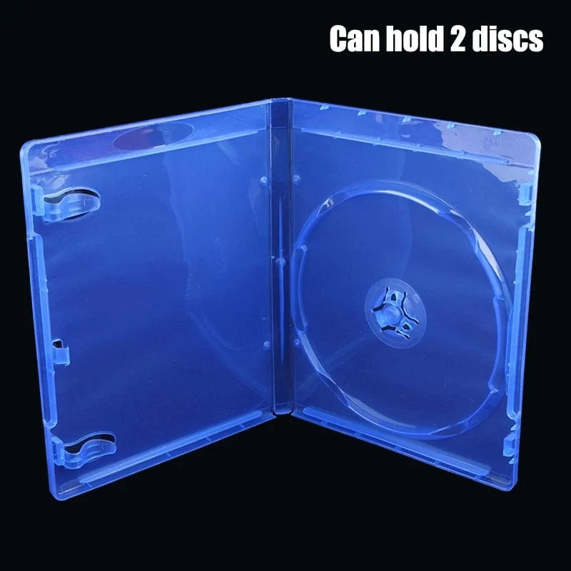 Hochwertige CD-Hülle CD-Aufbewahrungsbox Blu-ray-Ersatzspielhüllen Schutzbox für PS4 PS5 CD-DVD-Discs Aufbewahrungshalterungsbox