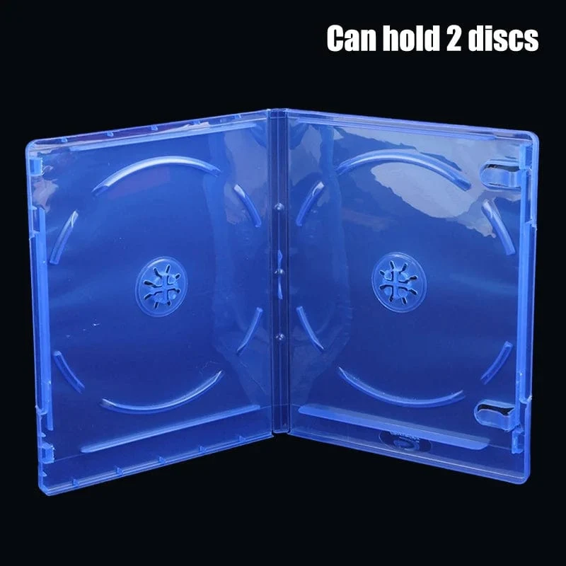 Hochwertige CD-Hülle CD-Aufbewahrungsbox Blu-ray-Ersatzspielhüllen Schutzbox für PS4 PS5 CD-DVD-Discs Aufbewahrungshalterungsbox