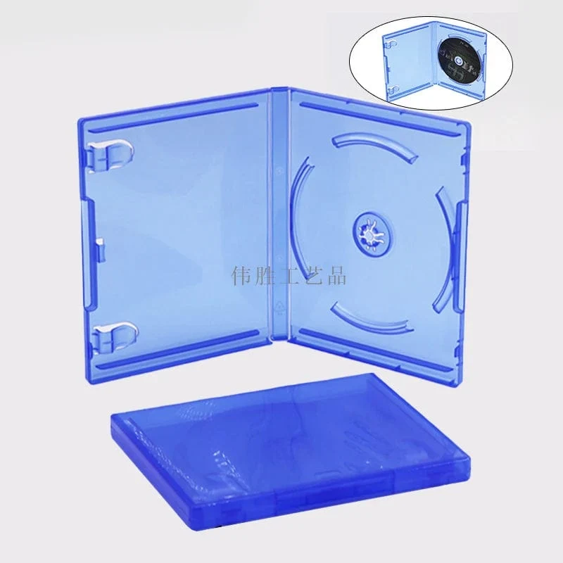 Hochwertige CD-Hülle CD-Aufbewahrungsbox Blu-ray-Ersatzspielhüllen Schutzbox für PS4 PS5 CD-DVD-Discs Aufbewahrungshalterungsbox
