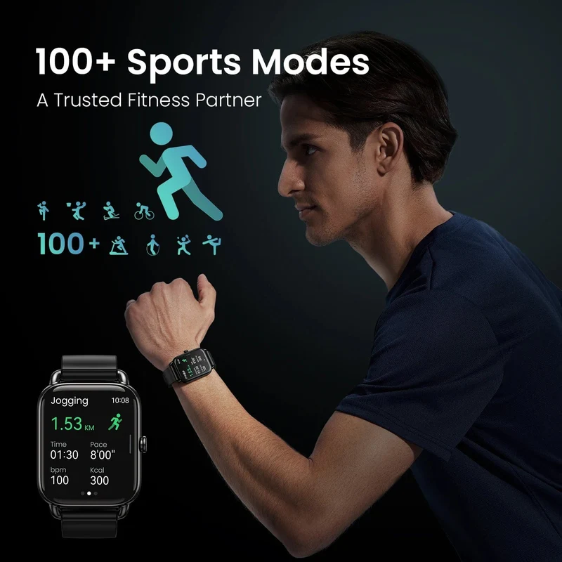 HAYLOU RS4 Plus Smartwatch 1.78'' AMOLED-Display 105 Sportmodi 10 Tage Akkulaufzeit Smart Watch SpO₂ Herzfrequenz Schlafmonitor