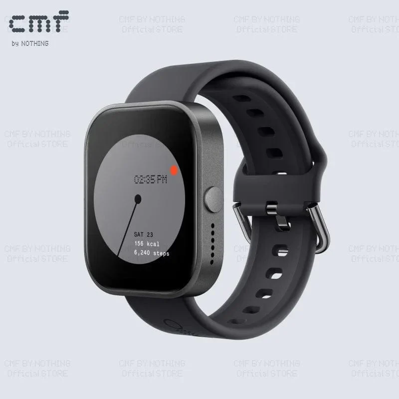 Globale Version CMF von Nothing Watch Pro 1.96" AMOLED Bluetooth 5.3 BT-Anrufe mit AI-Rauschunterdrückung GPS-Smartwatch CMF Watch Pro