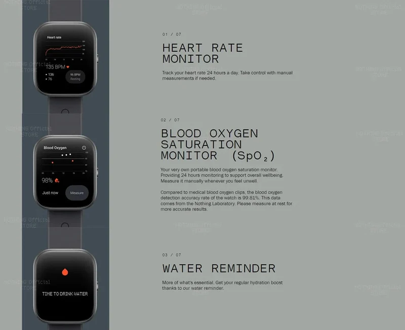 Globale Version CMF von Nothing Watch Pro 1.96" AMOLED Bluetooth 5.3 BT-Anrufe mit AI-Rauschunterdrückung GPS-Smartwatch CMF Watch Pro