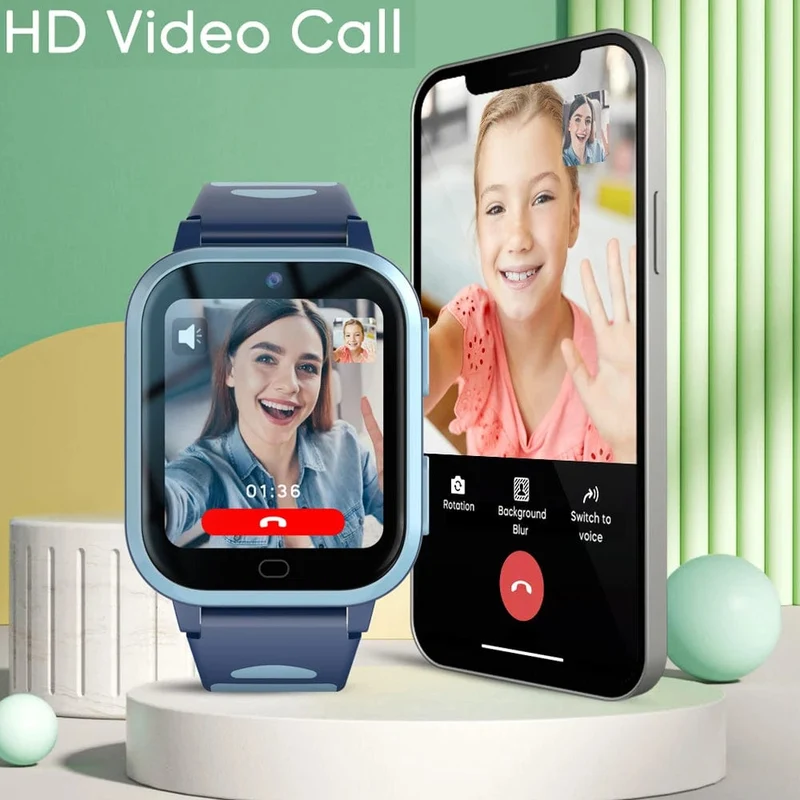 4G Smart Watch GPS WiFi Position ROM 8 GB Videoanruf Telefon Tonaufnahme Kinder Smartwatch Kinder Rückrufmonitor Wecker