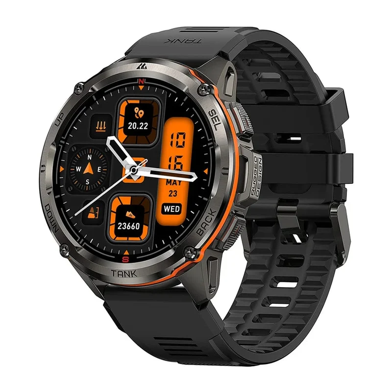 2024 Original KOSPET TANK T3 Ultra GPS Smart Watch Herren Smartwatch 470mAh Digitale Fitness AMOLED AOD Bluetooth Elektronische Uhren