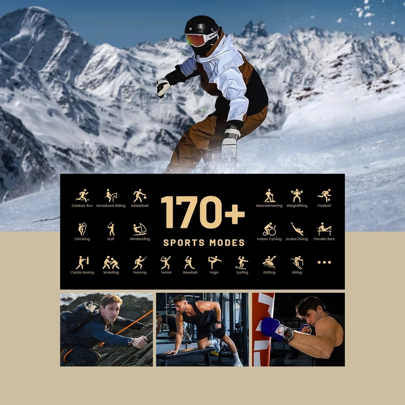 2024 Original KOSPET TANK T3 Ultra GPS Smart Watch Herren Smartwatch 470mAh Digitale Fitness AMOLED AOD Bluetooth Elektronische Uhren