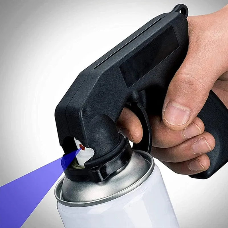 Adapter für Farbsprühflasche, Aerosol-Sprühgriff mit Vollgriff-Abzug, Verriegelungskragen, Wartungs- und Reparaturwerkzeug, Autozubehör