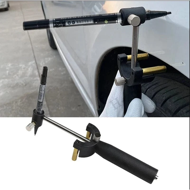 Auto Rad Augenbraue Scriber Auto Blatt Metall Dent Reparatur Werkzeug Daten Recovery Rad Augenbraue Rippe Linie Parallel Zeichnung Werkzeug
