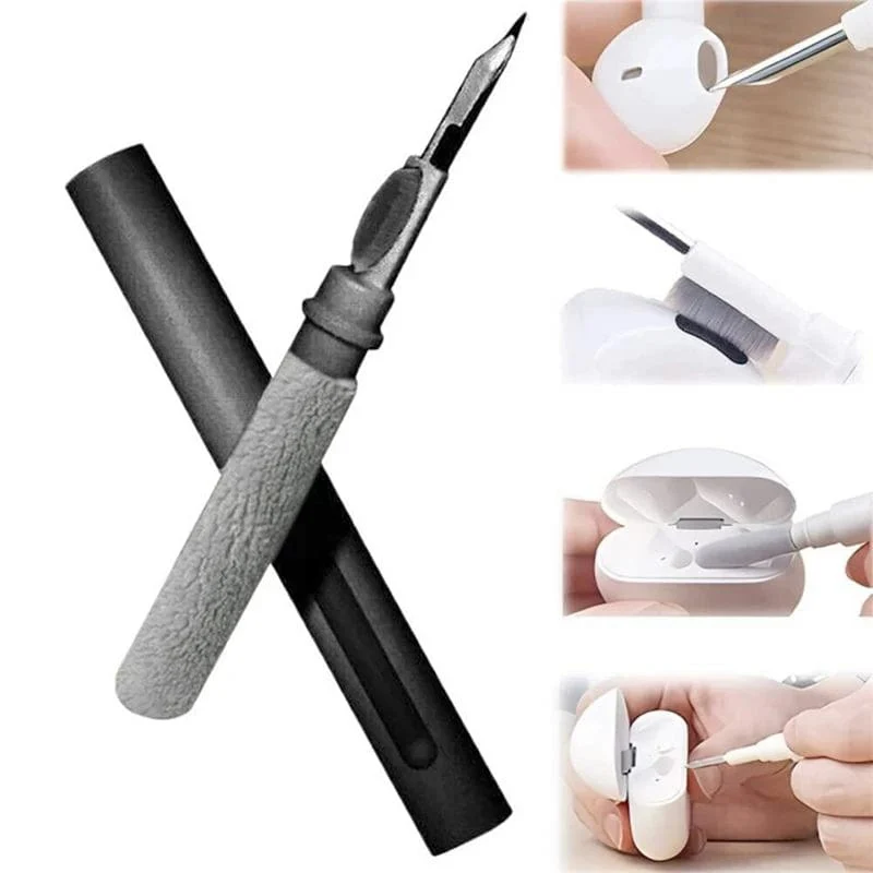 3IN1 Tragbarer Reinigungsstift Kopfhörer Handy Tablet Staub Schmutz Reinigungswerkzeug Für iPhone Xiaomi HUAWEI Samsung Kopfhörerreiniger