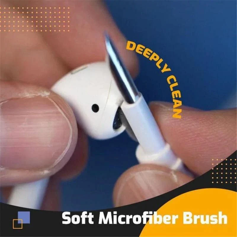 3IN1 Tragbarer Reinigungsstift Kopfhörer Handy Tablet Staub Schmutz Reinigungswerkzeug Für iPhone Xiaomi HUAWEI Samsung Kopfhörerreiniger