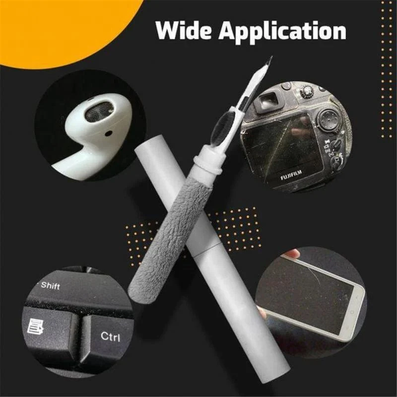3IN1 Tragbarer Reinigungsstift Kopfhörer Handy Tablet Staub Schmutz Reinigungswerkzeug Für iPhone Xiaomi HUAWEI Samsung Kopfhörerreiniger