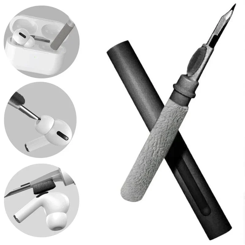 3IN1 Tragbarer Reinigungsstift Kopfhörer Handy Tablet Staub Schmutz Reinigungswerkzeug Für iPhone Xiaomi HUAWEI Samsung Kopfhörerreiniger