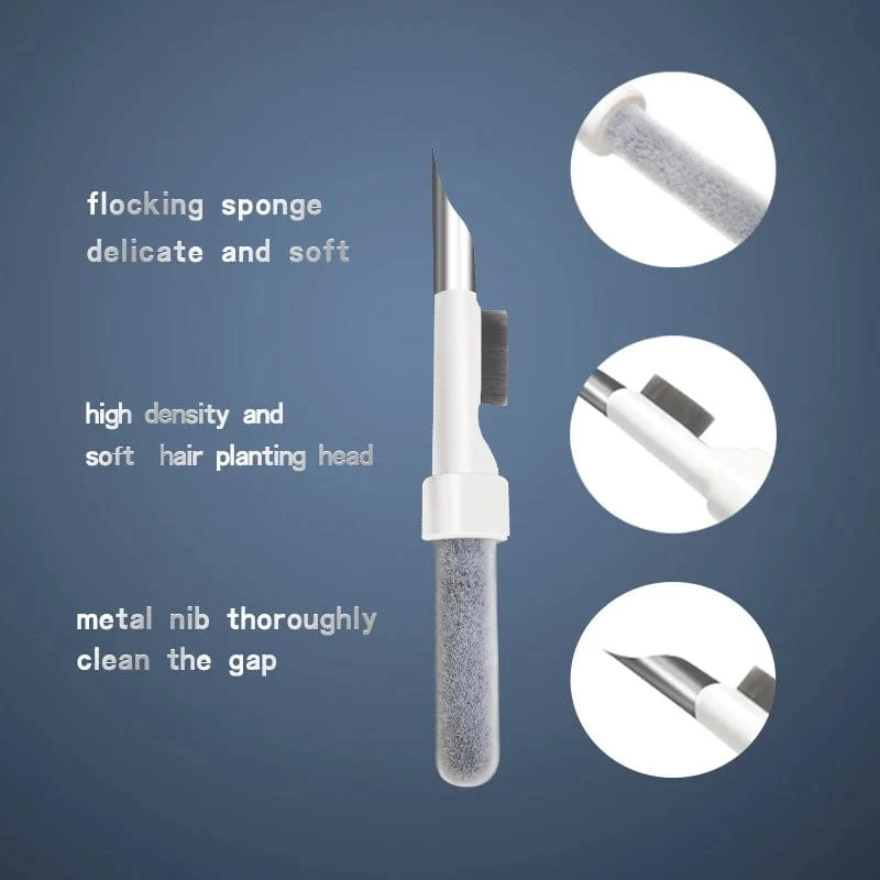 3IN1 Tragbarer Reinigungsstift Kopfhörer Handy Tablet Staub Schmutz Reinigungswerkzeug Für iPhone Xiaomi HUAWEI Samsung Kopfhörerreiniger