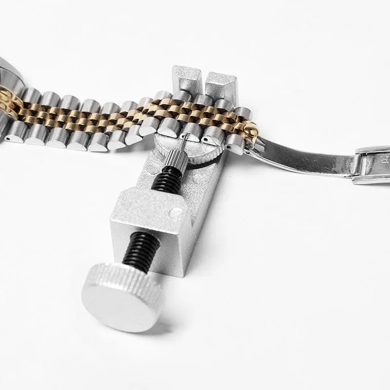 Armbandlöser, Uhrenarmband-Verbindungsstift-Entfernungswerkzeug-Set für Uhrmacher mit 3 zusätzlichen Stiften, Ersatz-Federsteg-Entferner-Set