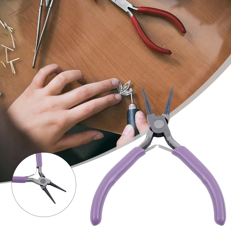 Schmuckzubehör Reparatur-Set zum Herstellen von Werkzeugen zum Schneiden/Biegen von Kupferdrähten Kleine Zange Pinzette Schere Öffner Ringwerkzeuge Taschenzange