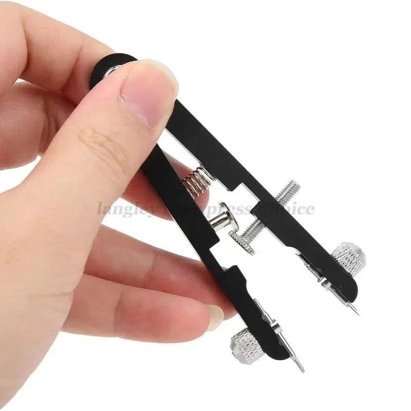 6825 Uhrzange Uhrfederstegzange Werkzeugsatz Pinzettenentfernung Armband mit Schraubenversteller Längenersatz Reparatur