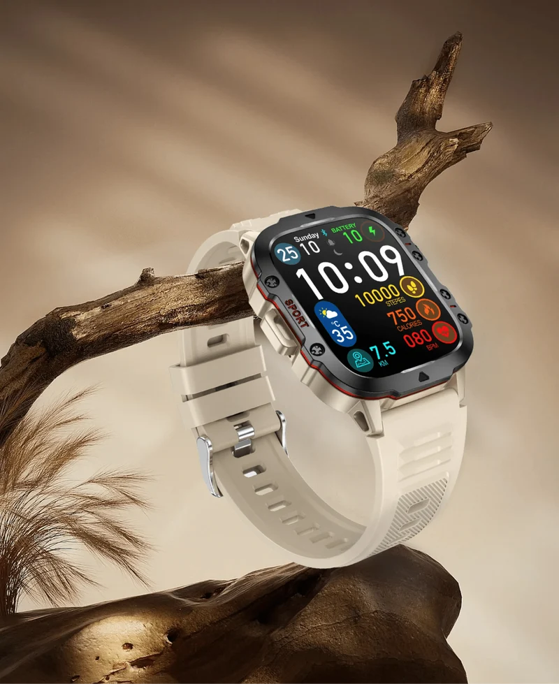 2024 für Xiaomi Neue robuste Militär-GPS-Smartwatch für Männer Bluetooth-Anruf Gesundheitsüberwachung AI Voice Sports Wasserdichte Smartwatches